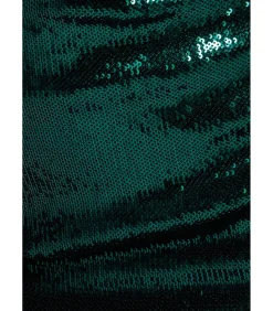 Midi-jurk “Liquid Sequin Midi With Corsage”