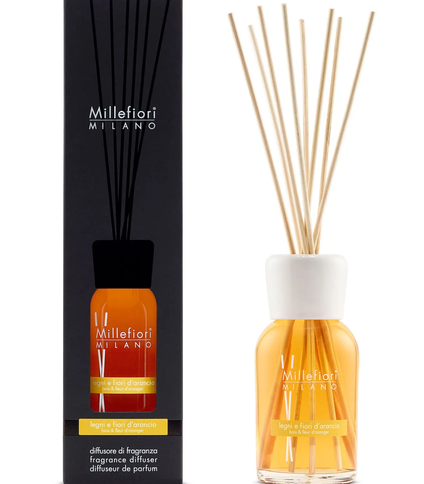 Milano Reed Diffuser Legni e Fiori D'arancio 250 ml