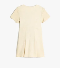 Mini-lengte Met knoppen Jurk