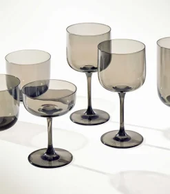 Mousserende wijn/chamapgneschaal,Set2dlg Like Smoke