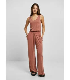 Mouwloze jumpsuit modal grote maten vrouwen