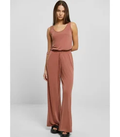 Mouwloze jumpsuit modal grote maten vrouwen