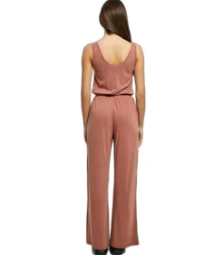Mouwloze jumpsuit modal grote maten vrouwen