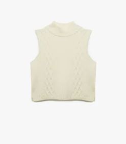 Mouwloze Trui Dik Yaka