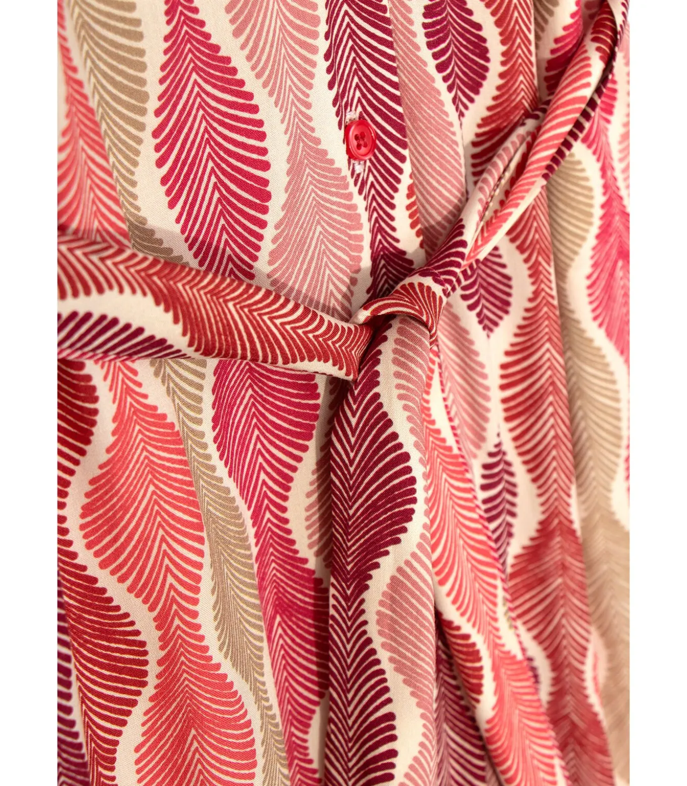 Multicolor jumpsuit met korte mouwen, bloemenprint en strik aan de taille