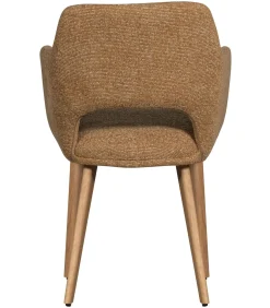Murat Eetkamerstoelen Houten Naturel Poot - Geel - Set van 6