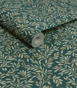 Next - Vliesbehang - Ditsy Leaf Emerald - 1000x52