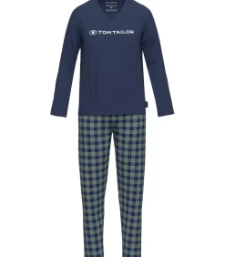 Night Wear Heren Pyjama Blauw