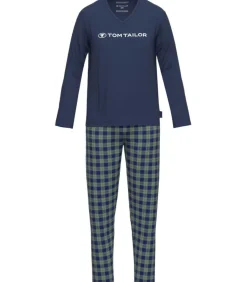 Night Wear Heren Pyjama Blauw