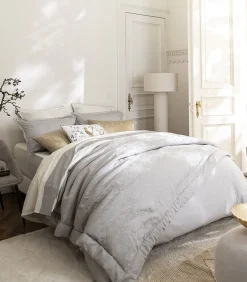 Nobel - Effen laken in biologisch katoen satijn 270x300 cm