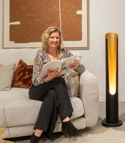 NORI - Vloerlamp - Zwart