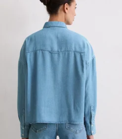 Normale spijkerblouse