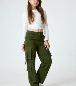 Normale taille Brede pijpen Jeansbroek