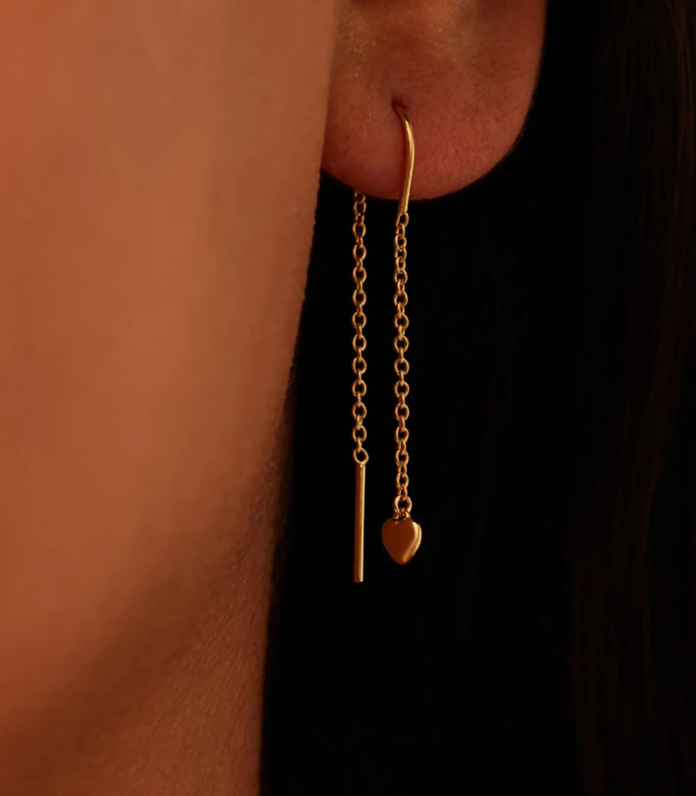 Oorbellen Zilver - Goudkleurig