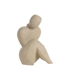 Ornament Abstracto Tip Large - Bruin - 17x11x22cm