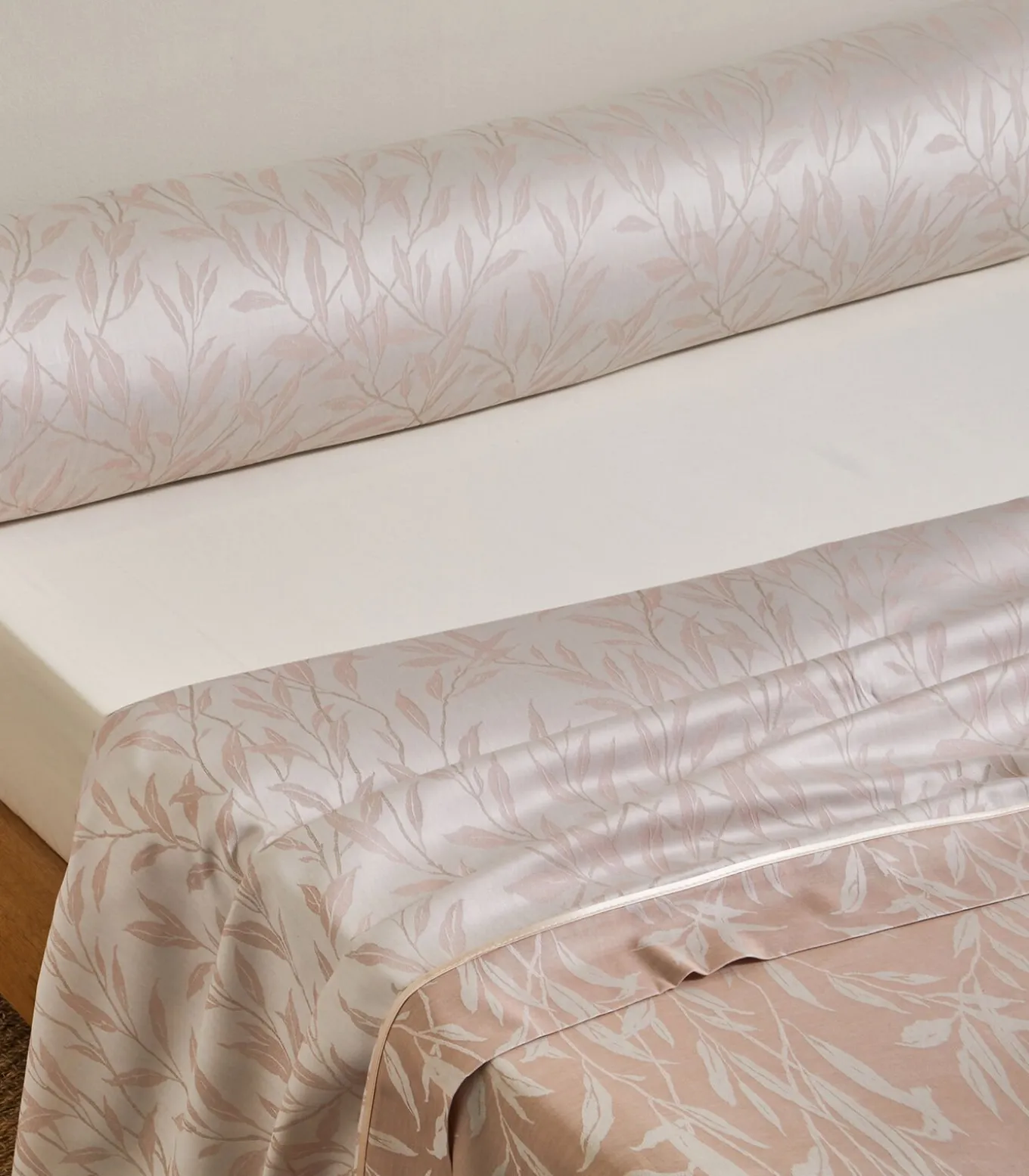 OSIER Poudre - Laken Jacquard katoen