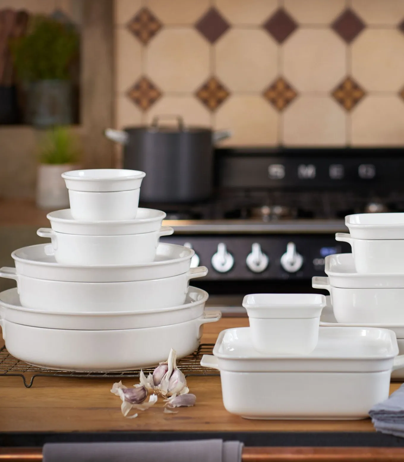 Ovenschaal rond Clever Cooking