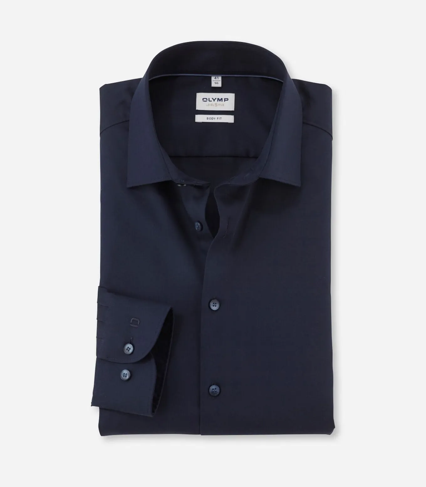 Overhemd Level 5 Stretch Blauw