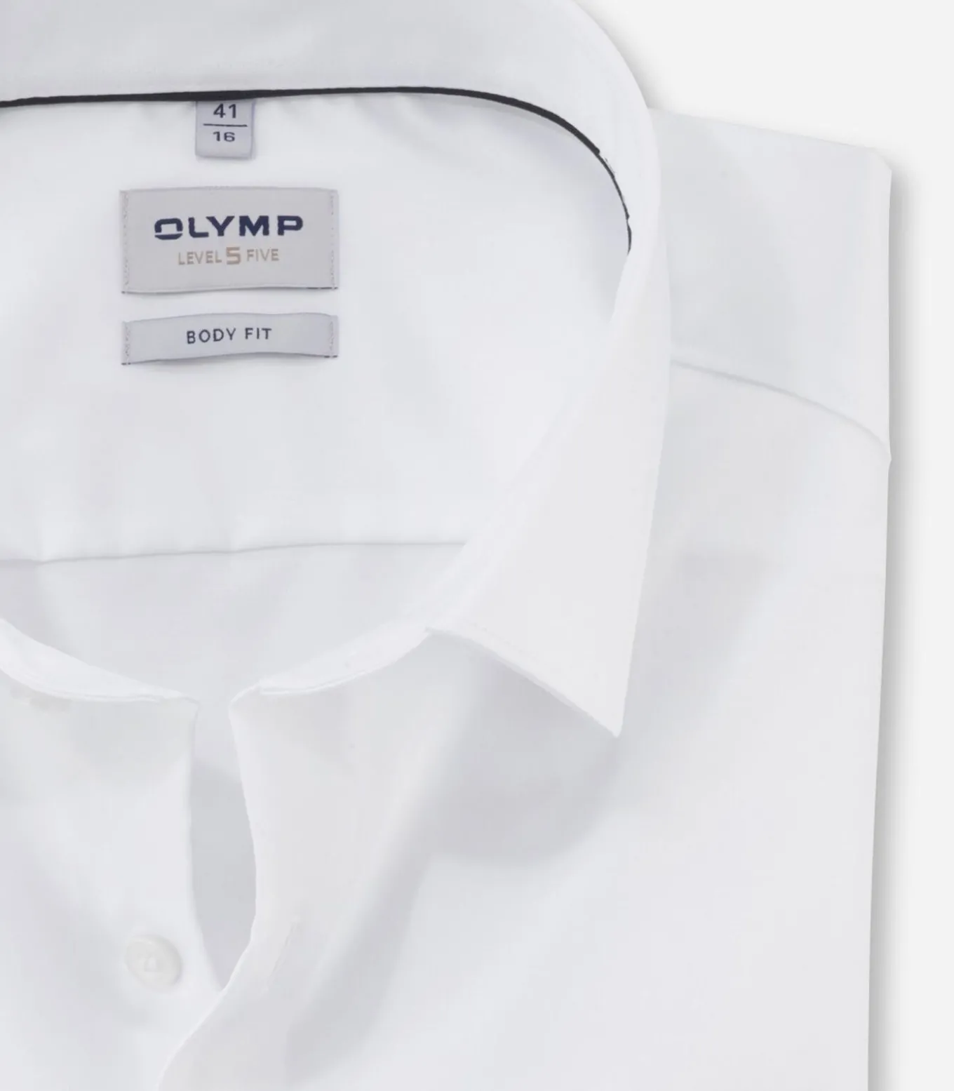 Overhemd Level 5 Stretch Wit