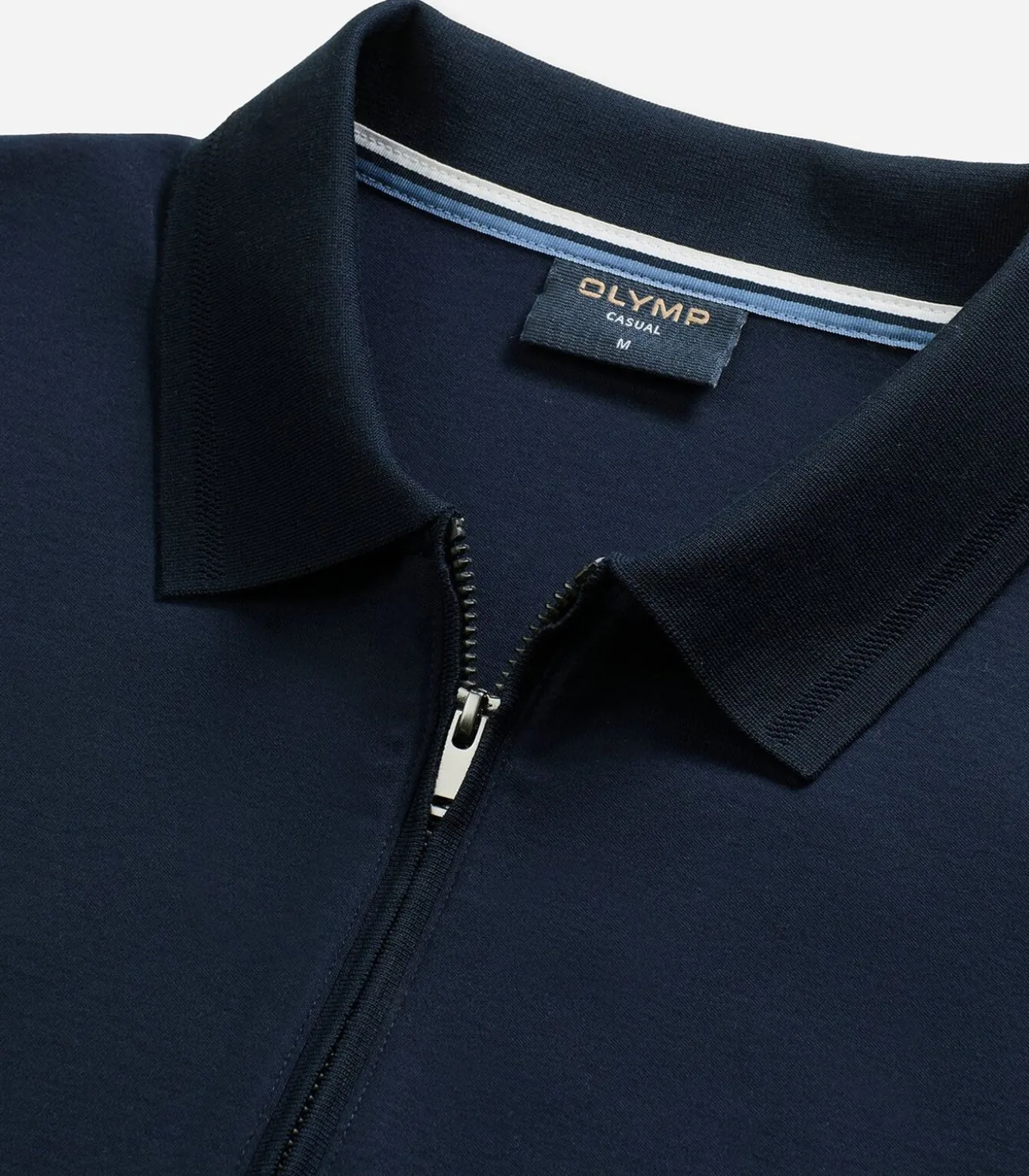 Overhemd Zip Pullover Marine