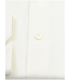 Overhemd Extra Lange Mouwen Twill Ecru