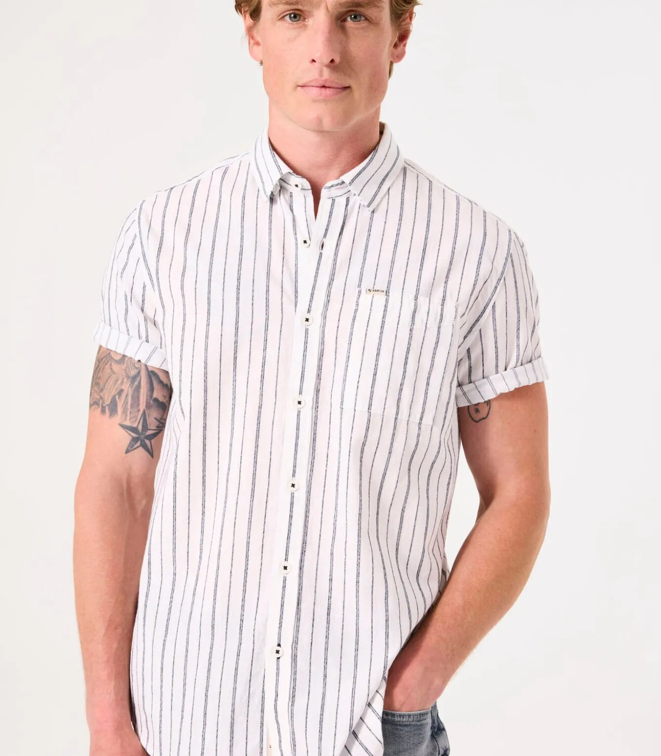 Overhemd met strepen