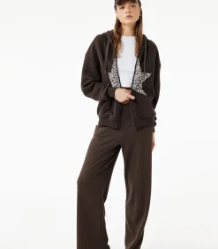 Oversized Sweatshirt met Sterapplicatie