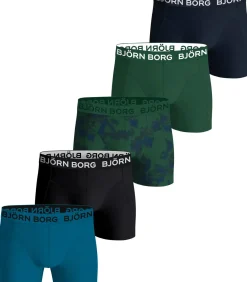 5-Pack jongens boxershorts - Core shorts - Zwarte katoenen jongens onderbroeken