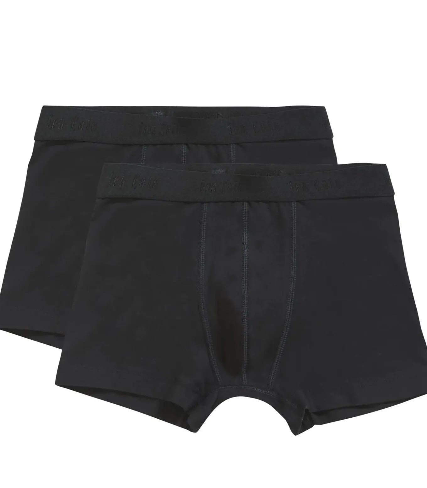 2-pak Jongens boxershorts Organic - Biologisch katoenen kinder onderbroeken - Zwart - Grijs - Donkerblauw