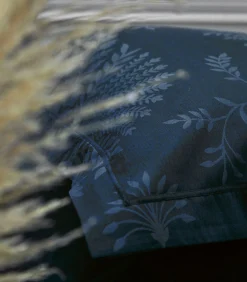 PALMYRE Bleu nuit - Laken Jacquard katoen