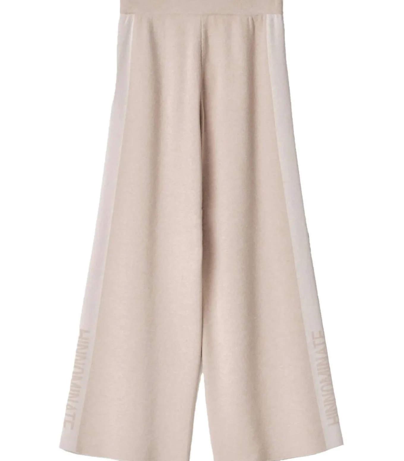 Pantalone In Maglia A Palazzo C/Bande In Contrasto