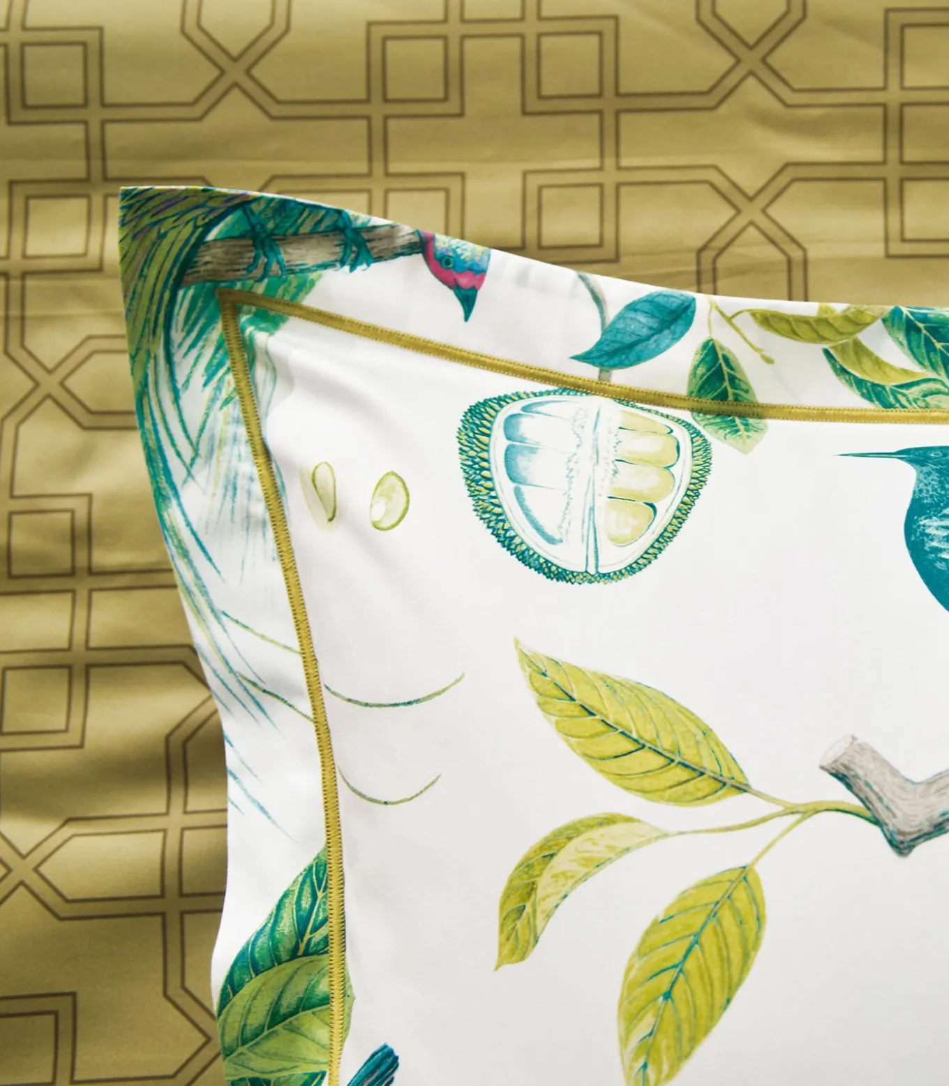 PARADESIA Ocre - Kussensloop Satijn katoen