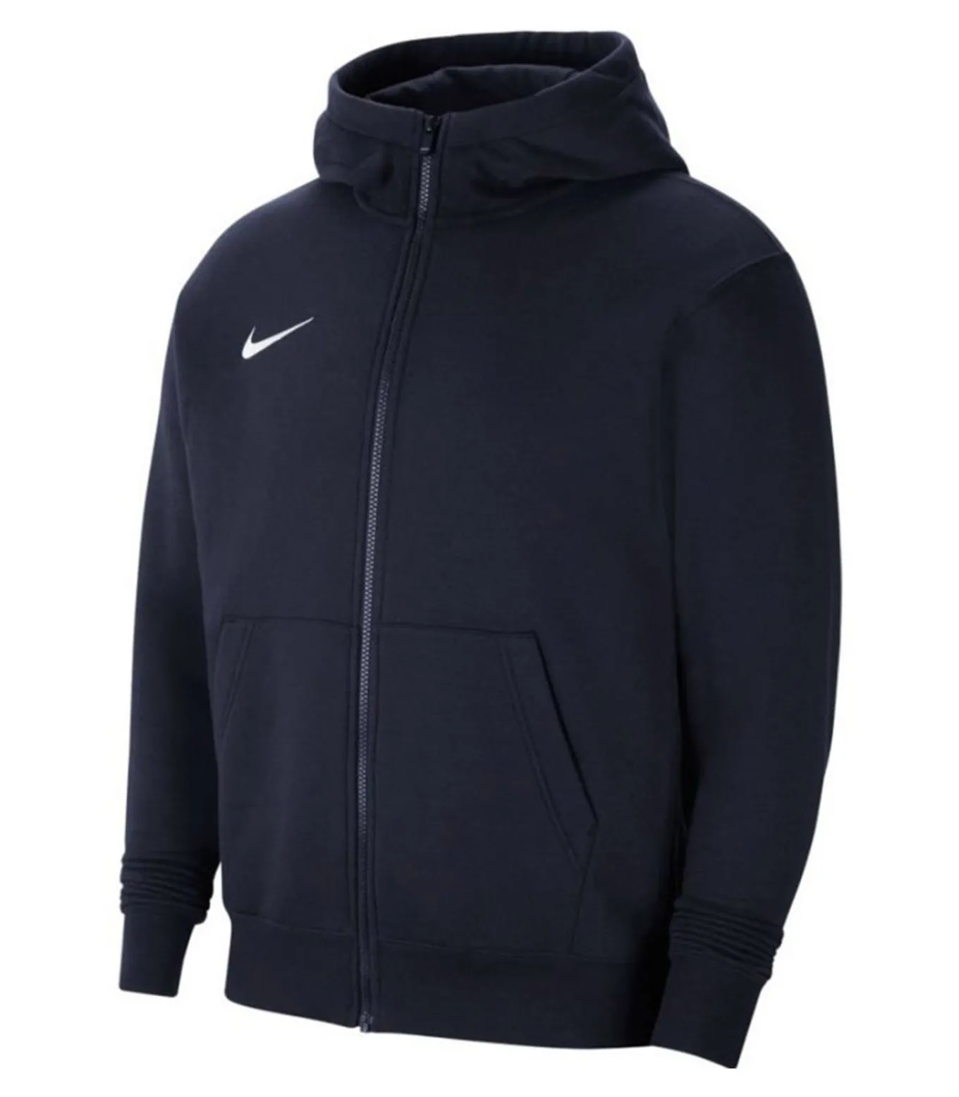 PARK 20 - Trui met kap Met Volledige Ritssluiting - Marineblauw