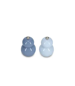Peper/zoutmolen H12cm blauw Betty - set/2
