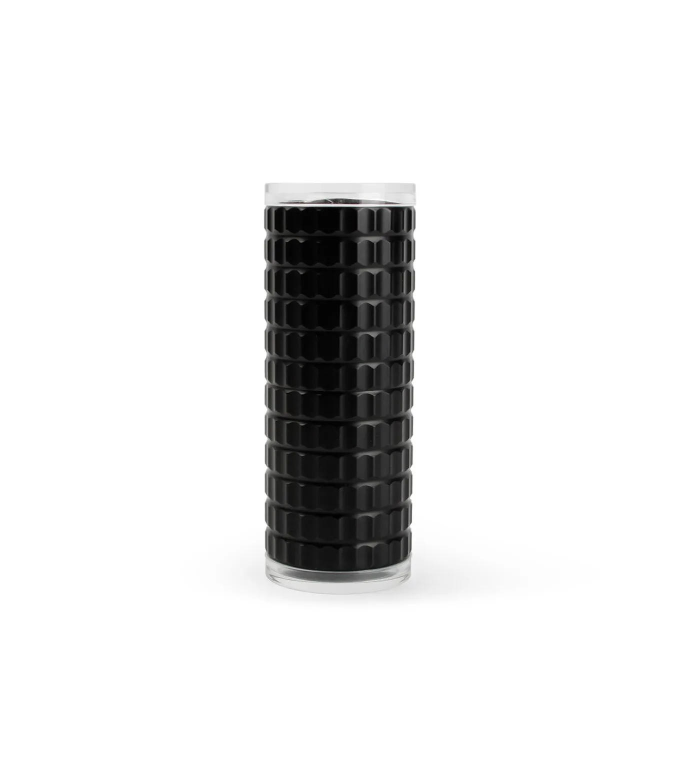 Peper/zoutmolen H12,5cm geribbeld zwart Savor