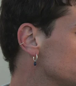 PIERCING CREOOL BAROQUE LAPISLAZULI