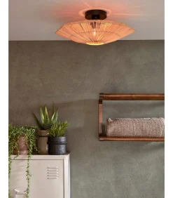 Plafonniere Panama - Naturel - 45x45x5cm