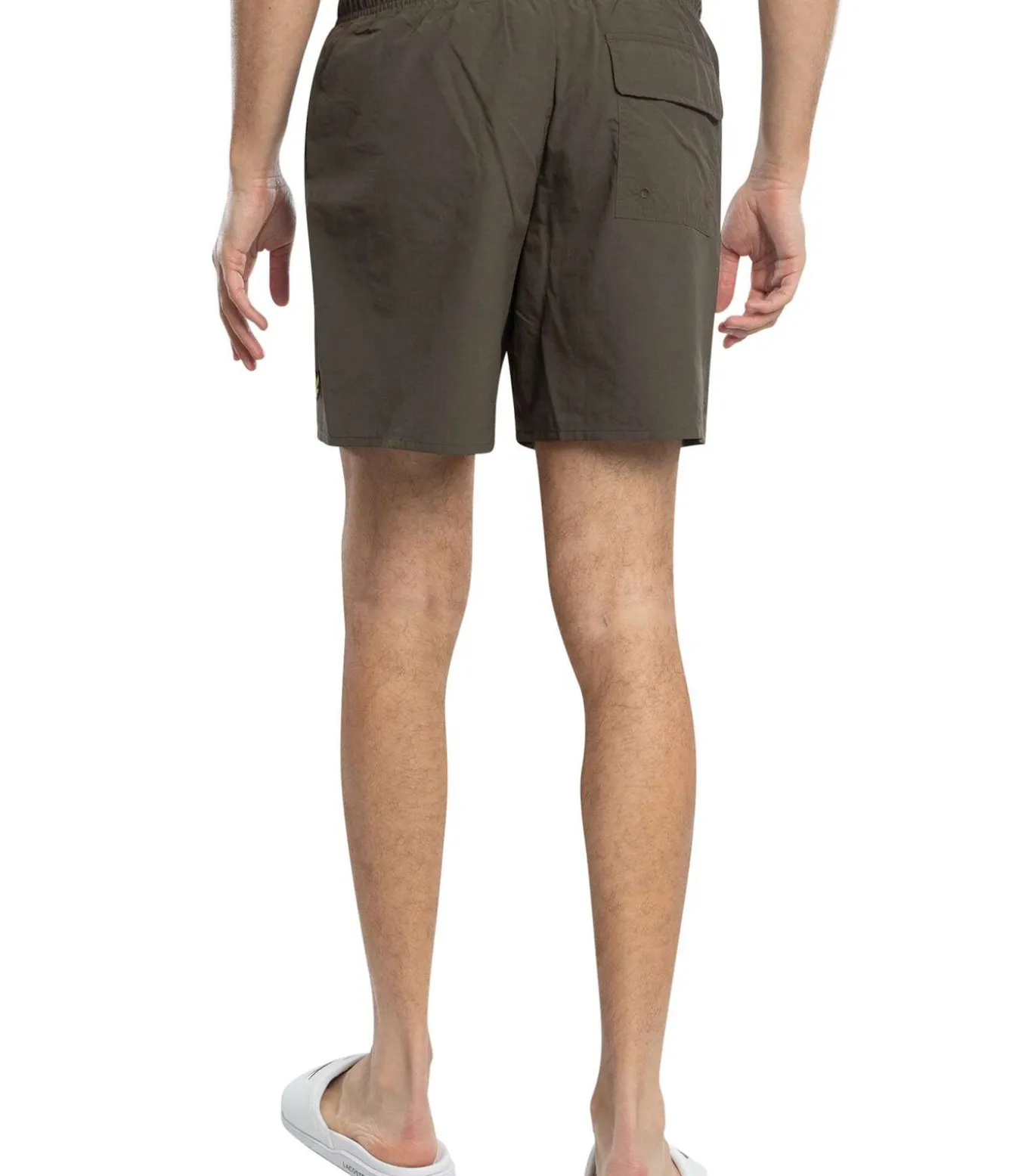 Plain swim short - olive