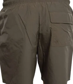 Plain swim short - olive