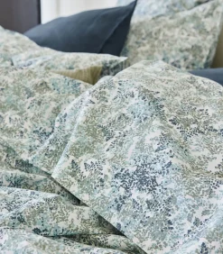 Plat laken van katoenperkal, PLANTEN MIST