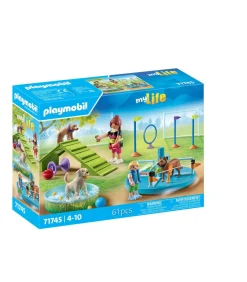 Playmobil hondenpark bouwset - My Life dieren speelset 71745