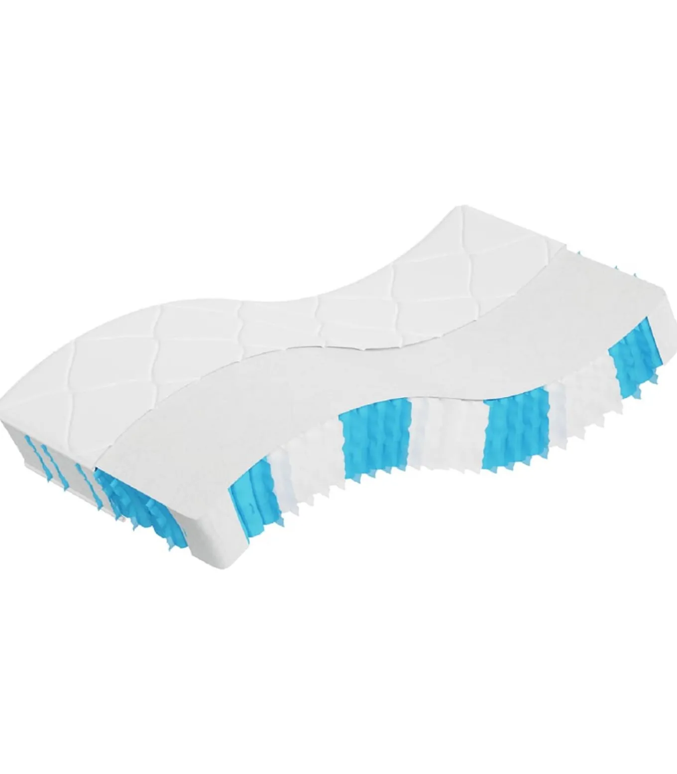 Pocketveringmatras middelhard-hard 70x200 cm