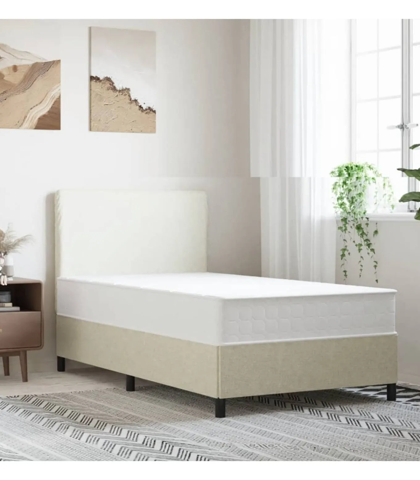 Pocketveringmatras middelhard-hard 100x200 cm