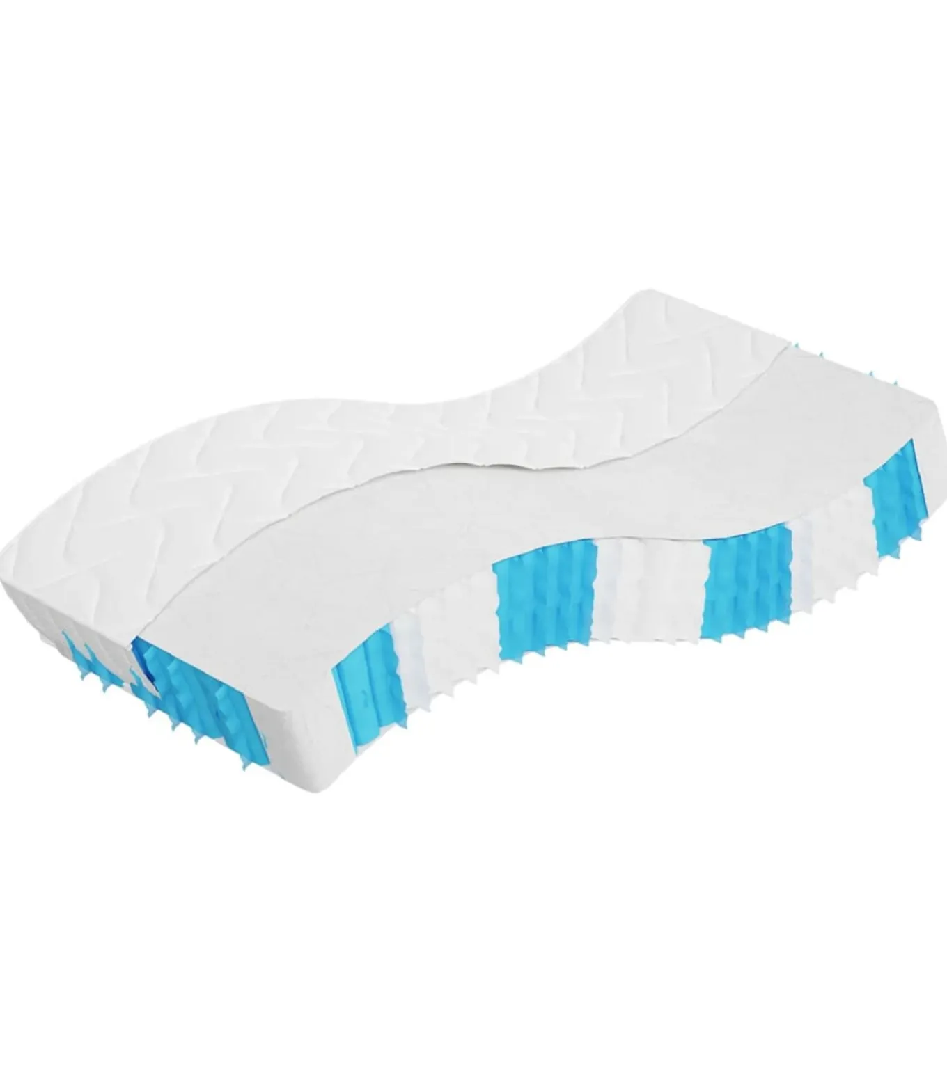 Pocketveringmatras middelhard-hard 80x200 cm