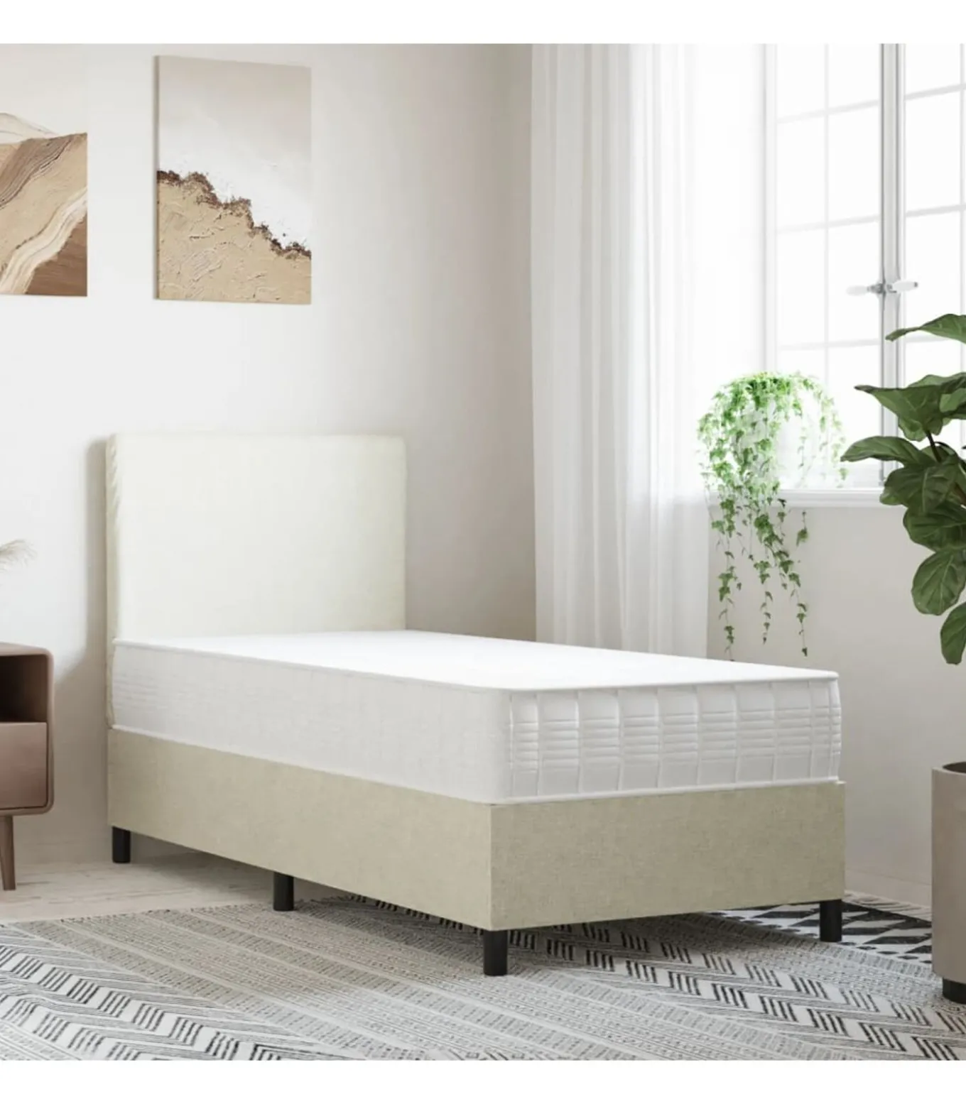 Pocketveringmatras middelhard-hard 80x200 cm