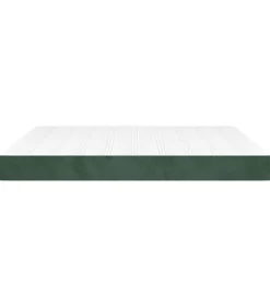 Pocketveringmatras 160x220x20 cm fluweel donkergroen