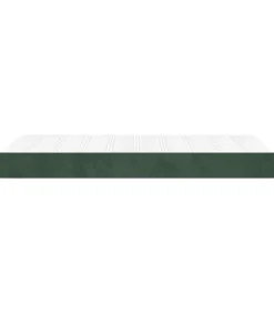 Pocketveringmatras 100x220x20 cm fluweel donkergroen