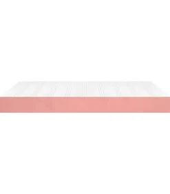 Pocketveringmatras 140x220x20 cm fluweel roze