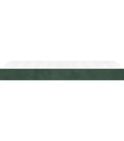 Pocketveringmatras 120x190x20 cm fluweel donkergroen