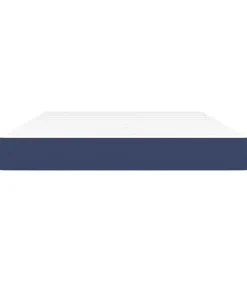 Pocketveringmatras 140x190x20 cm stof blauw